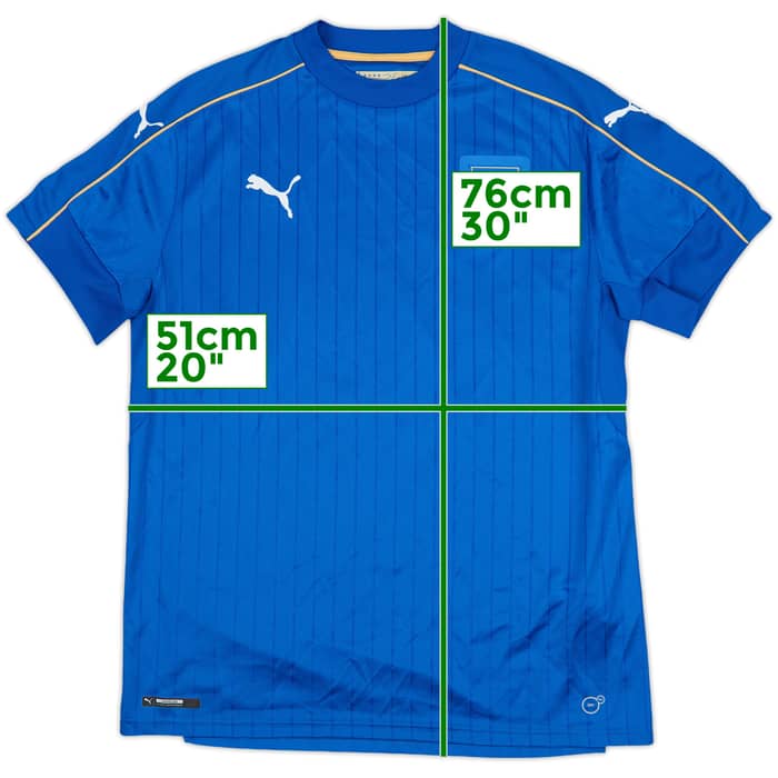 2016-17 Italy Home Shirt - 9/10 - (L)
