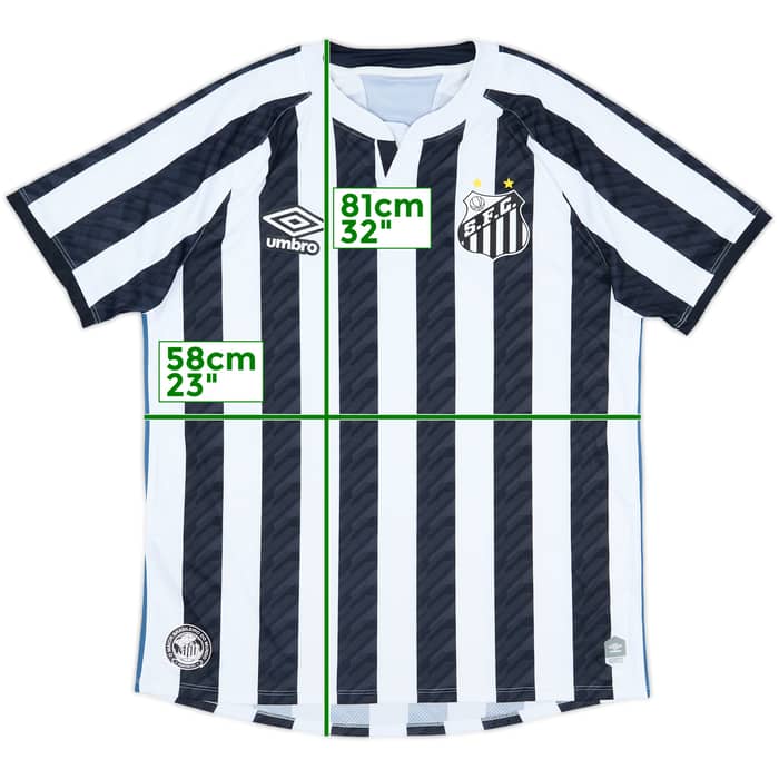 2020-21 Santos Away Shirt - 10/10 - (L)