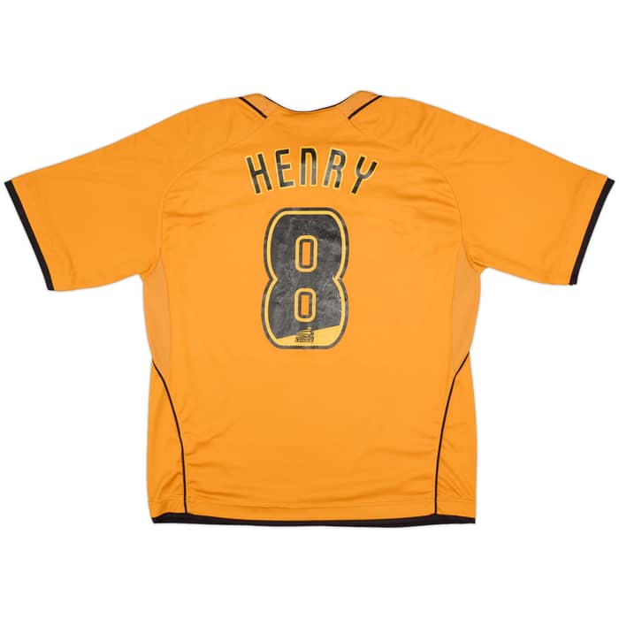 2006-08 Wolves Home Shirt Henry #8 - 6/10 - (L)