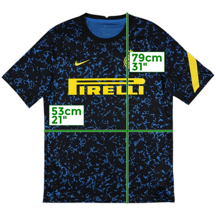 2020-21 Inter Milan Nike Training Shirt - 10/10 - (L)