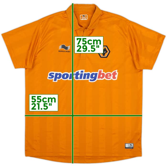 2012-13 Wolves Home Shirt - 8/10 - (M)