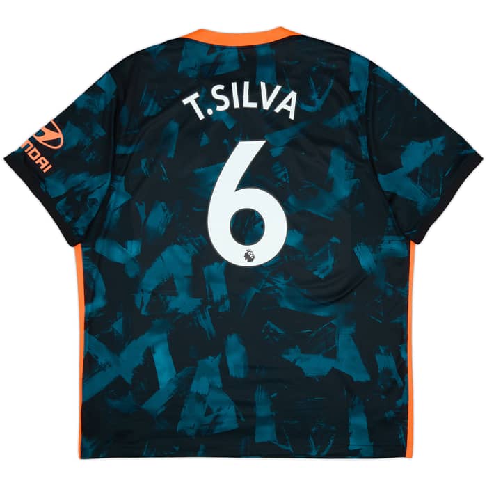 2021-22 Chelsea Third Shirt T.Silva #6 - 9/10 - (XXL)