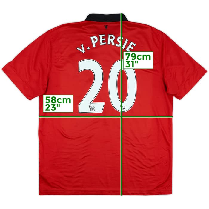 2013-14 Manchester United Home Shirt V.Persie #20 - 6/10 - (XL)