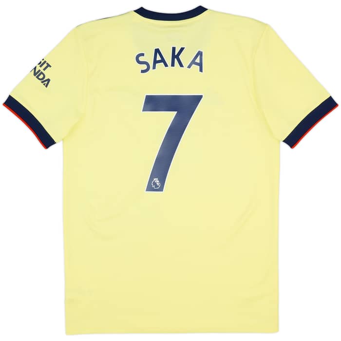 2021-22 Arsenal Away Shirt Saka #7 - 9/10 - (M)