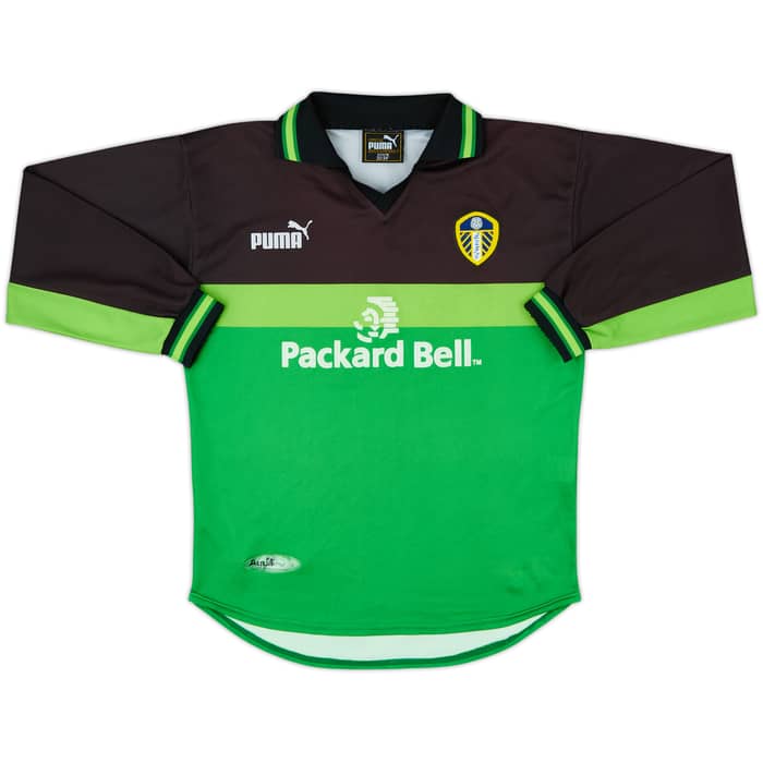 1998-00 Leeds United GK Shirt - 9/10 - (L.Boys)