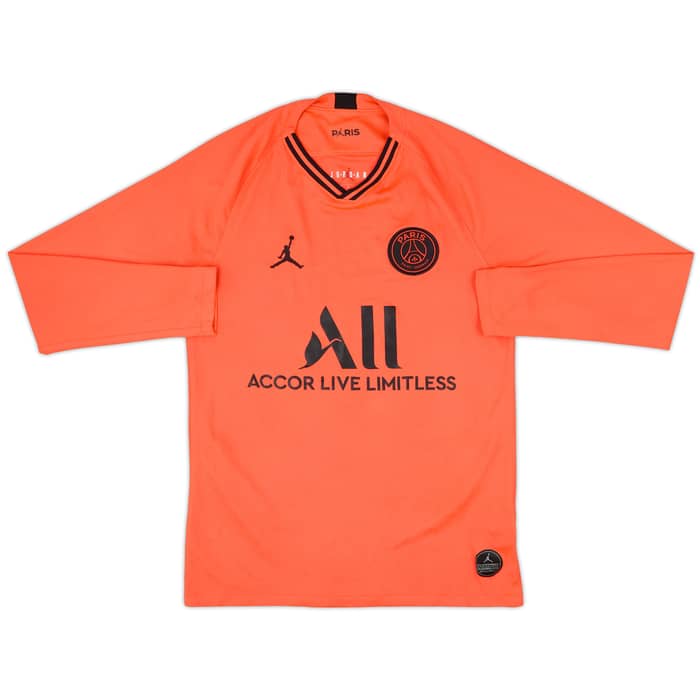 2019-20 Paris Saint-Germain Away L/S Shirt Mbappe #7 - 10/10 - (S)
