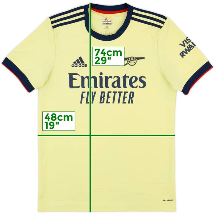 2021-22 Arsenal Away Shirt - 5/10 - (M)
