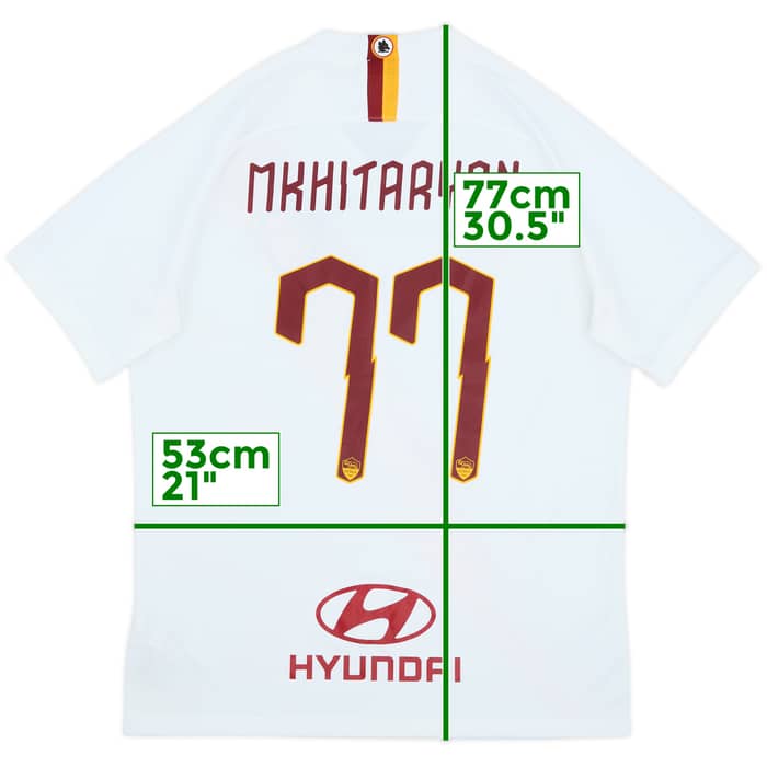 2019-20 Roma Away Shirt Mkhitaryan #77 - 10/10 - (L)