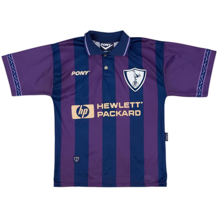 1995-97 Tottenham Away Shirt Sheringham #10 - 7/10 - (S)
