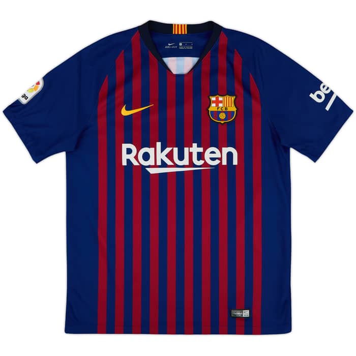 2018-19 Barcelona Home Shirt Messi #10 - 10/10 - (M)