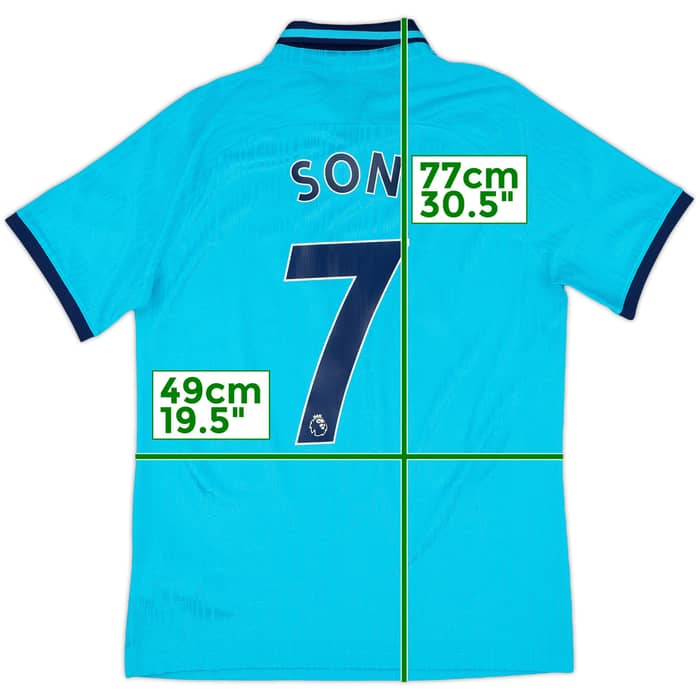 2019-20 Tottenham Authentic Third Shirt Son #7 - 10/10 - (M)