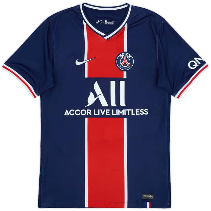 2020-21 Paris Saint-Germain Home Shirt Mbappe #7 - 7/10 - (S)