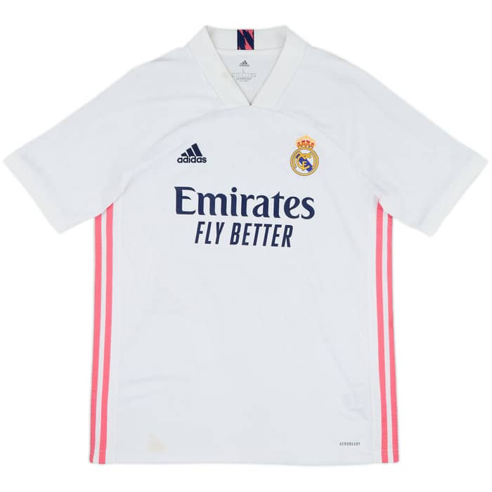 2020-21 Real Madrid Home Shirt Benzema #9 - 7/10 - (L)