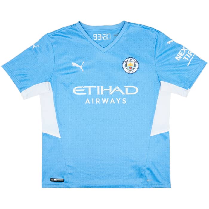 2021-22 Manchester City Home Shirt Grealish #10 - 10/10 - (L)