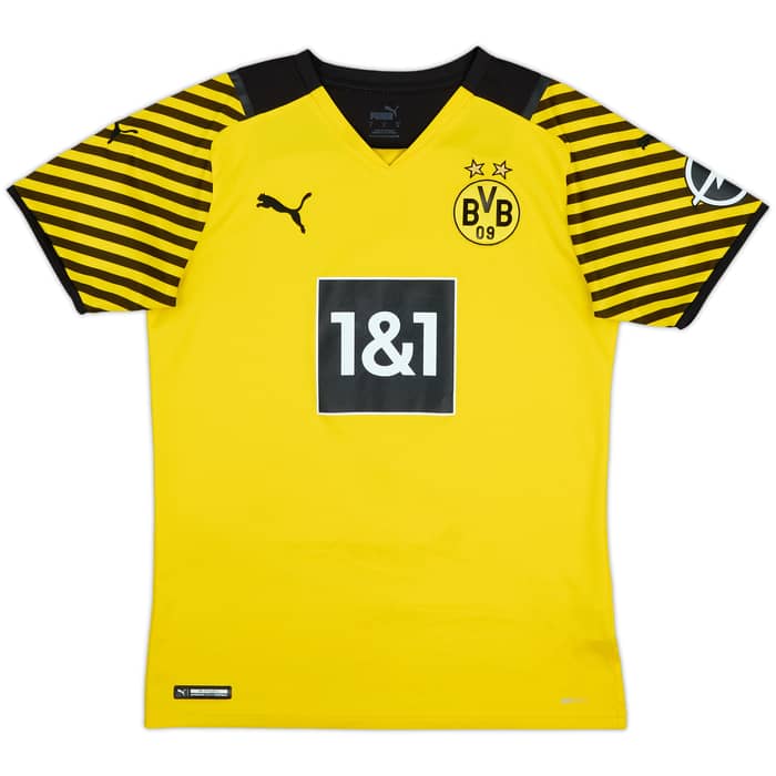 2021-22 Borussia Dortmund Home Shirt Haaland #9 - 9/10 - (S)