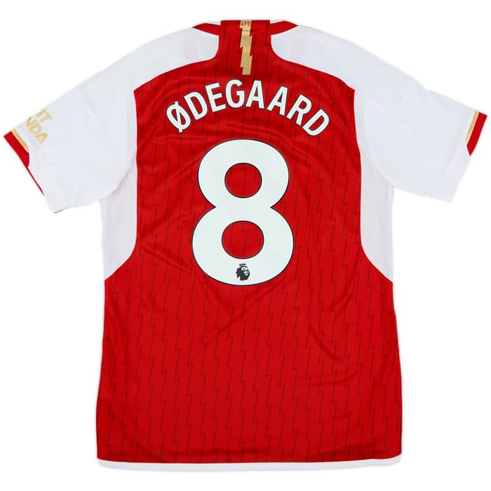 2023-24 Arsenal Home Shirt Odegaard #8 - 8/10 - (L)