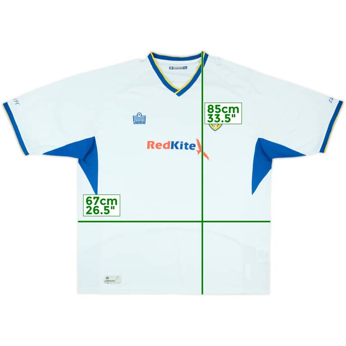 2007-08 Leeds United Home Shirt - 7/10 - (XXL)