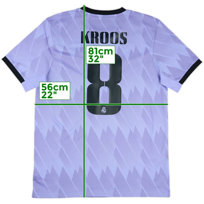 2022-23 Real Madrid Away Shirt Kroos #8 - 10/10 - (L)
