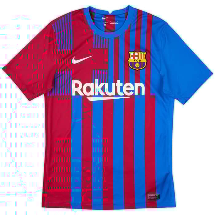 2021-22 Barcelona Home Shirt - 8/10 - (S)