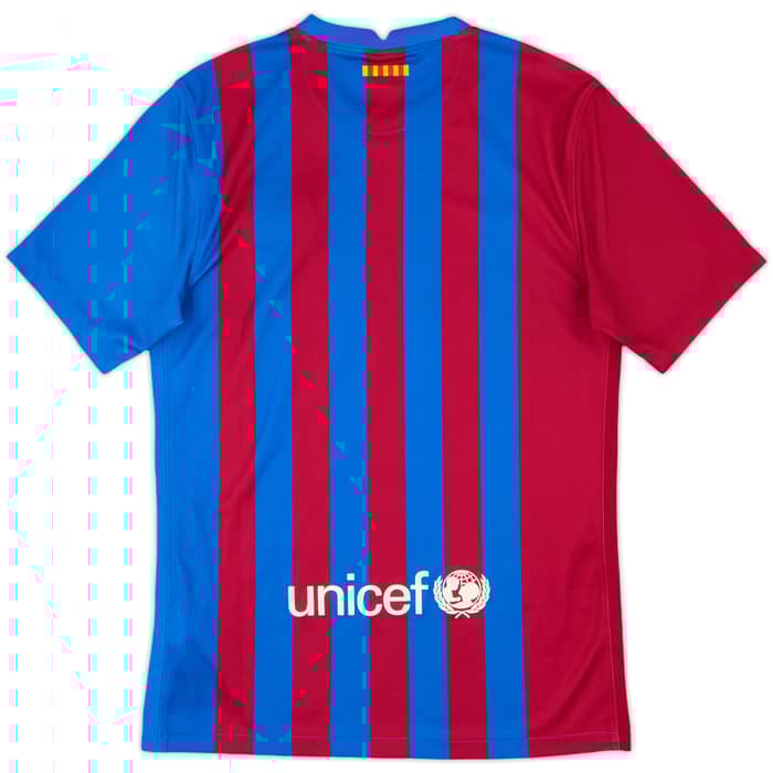 2021-22 Barcelona Home Shirt - 8/10 - (S)