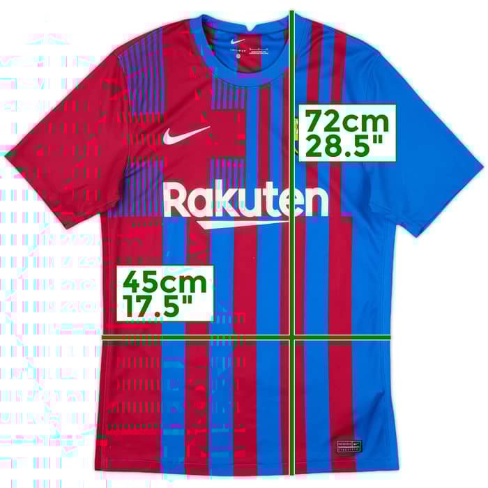 2021-22 Barcelona Home Shirt - 8/10 - (S)