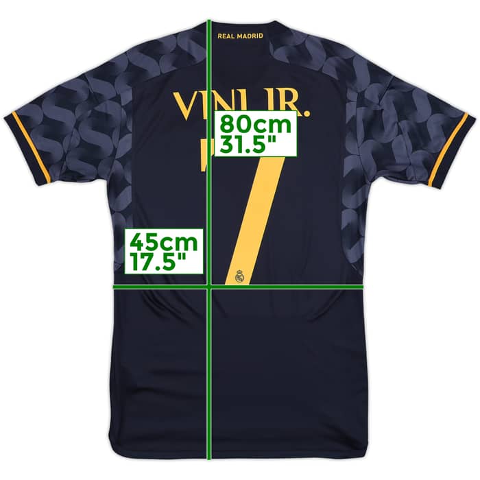 2023-24 Real Madrid Away Shirt Vini Jr #7 - 10/10 - (S)