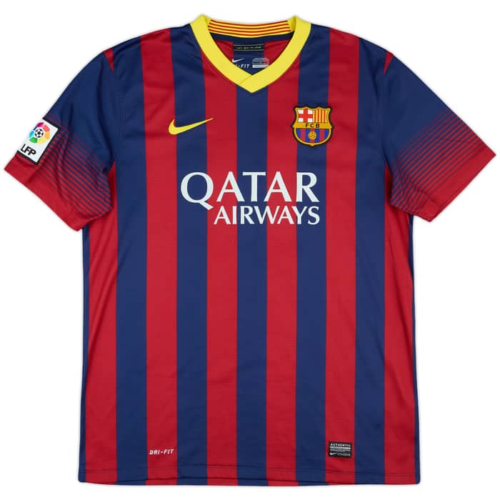 2013-14 Barcelona Home Shirt Messi #10 - 9/10 - (L)