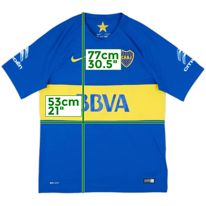 2015-16 Boca Juniors Home Shirt - 10/10 - (L)