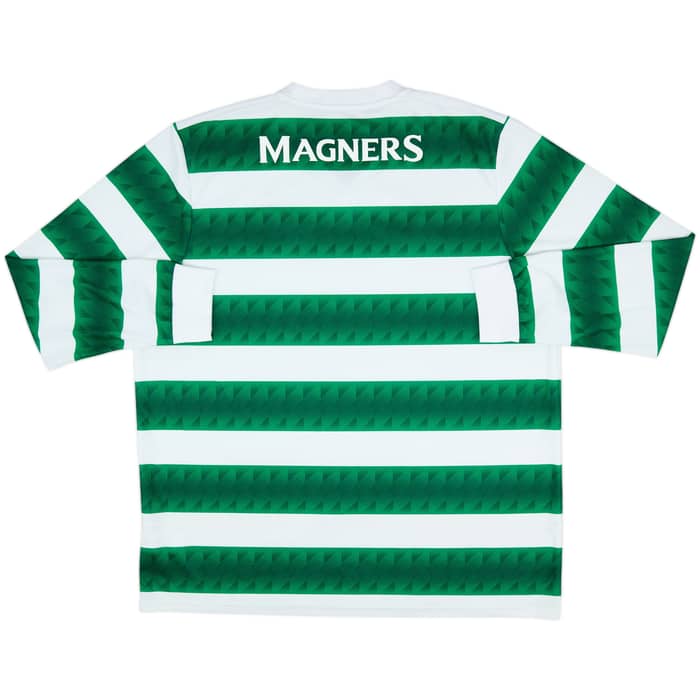 2022-23 Celtic Home L/S Shirt - 8/10 - (XXL)