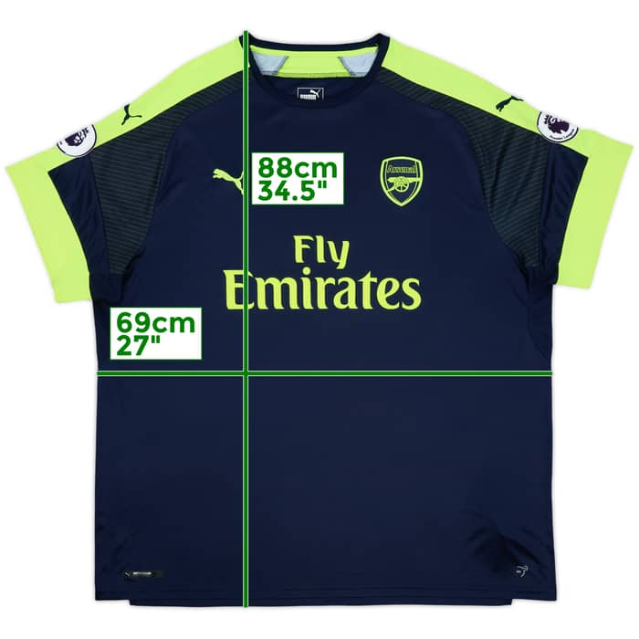 2016-17 Arsenal Third Shirt - 7/10 - (4XL)