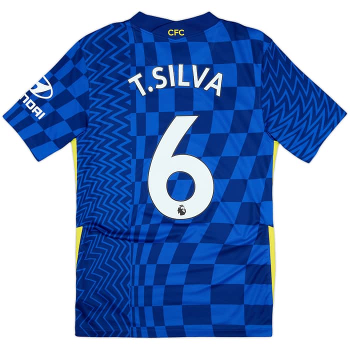 2021-22 Chelsea Home Shirt T.Silva #6 - 10/10 - (S)