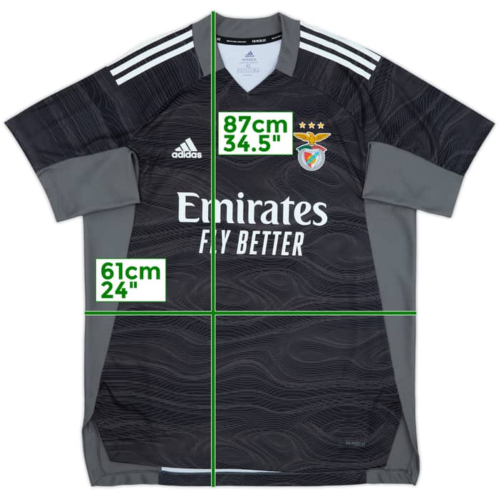 2021-22 Benfica GK Shirt - 7/10 - (XL)
