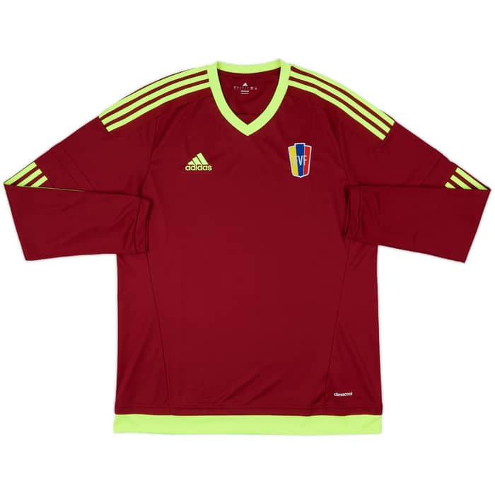 2015-16 Venezuela Home L/S Shirt - 9/10 - (L)