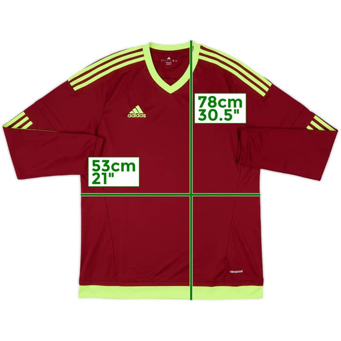 2015-16 Venezuela Home L/S Shirt - 9/10 - (L)