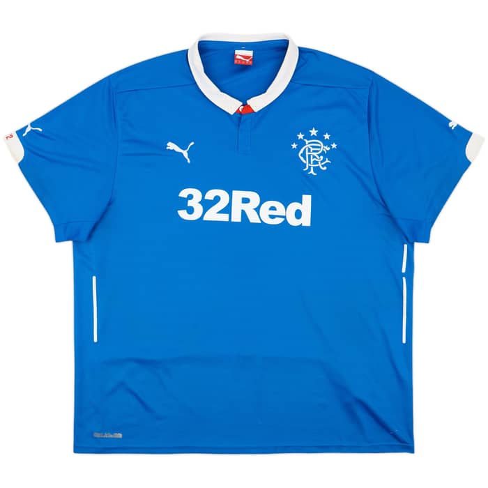 2014-15 Rangers Home Shirt - 8/10 - (4XL)