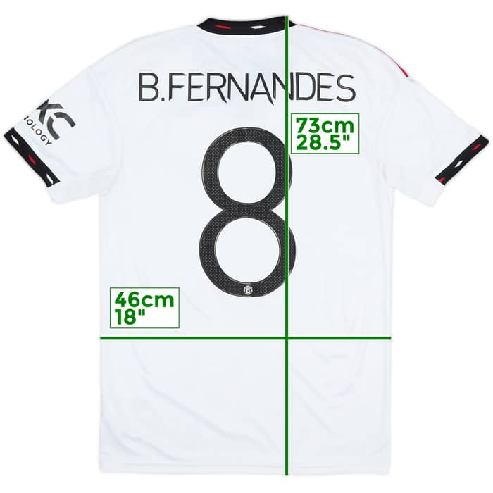2022-23 Manchester United Away Shirt B.Fernandes #8 - 7/10 - (S)