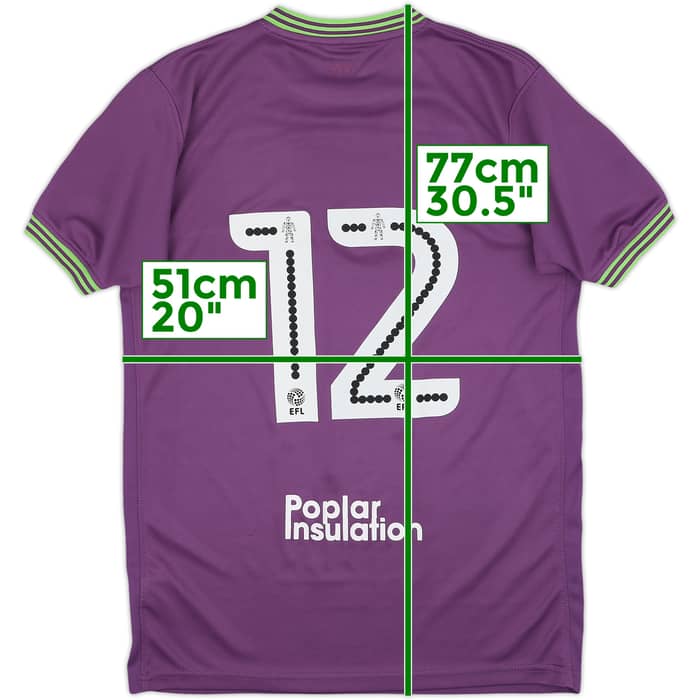 2018-19 Bristol City Third Shirt #12 - 7/10 - (S)