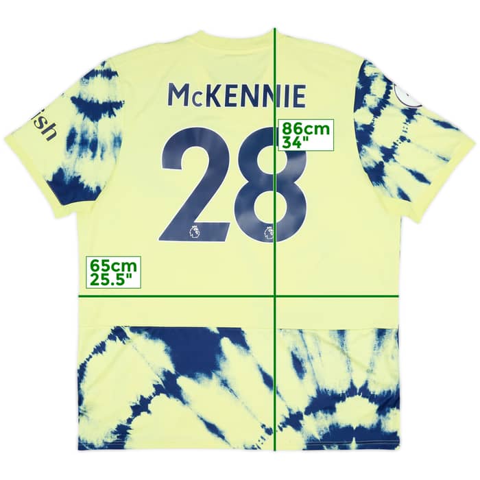 2022-23 Leeds Away Shirt McKennie #28 - 8/10 - (XXL)