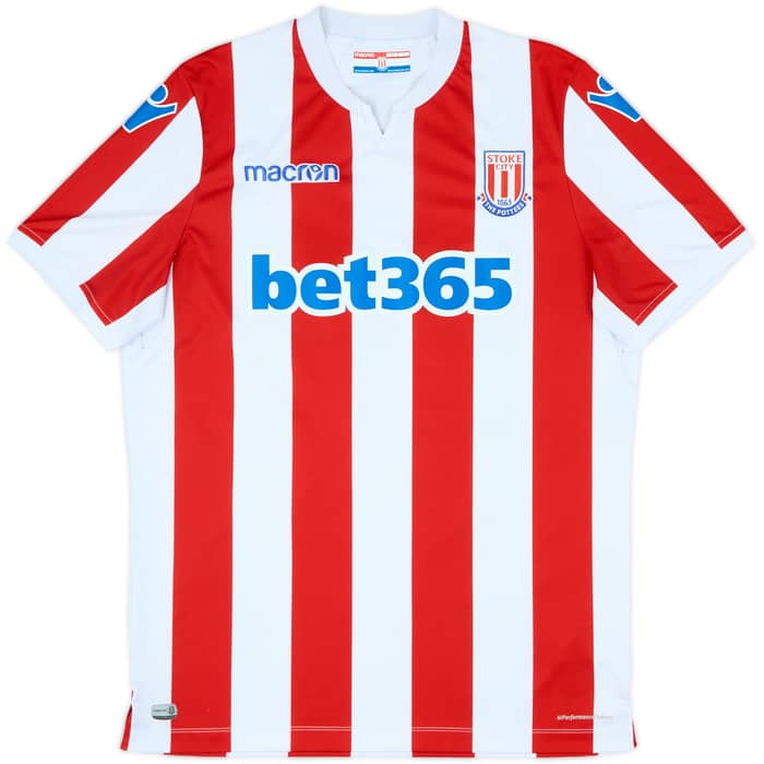 2018-19 Stoke City Home Shirt Allen #4 - 9/10 - (L)