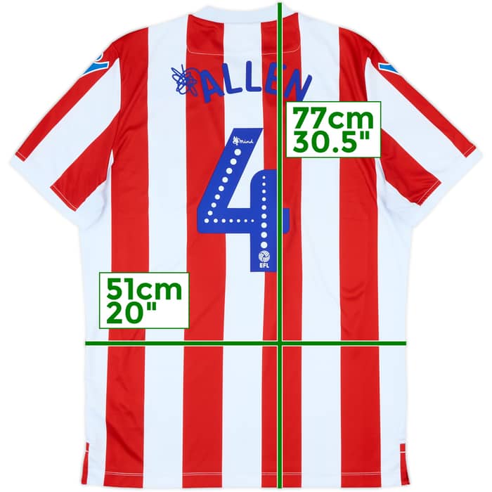 2018-19 Stoke City Home Shirt Allen #4 - 9/10 - (L)