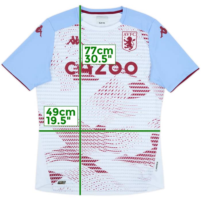 2021-22 Aston Villa Kappa Pre-Match Training Shirt - 10/10 - (XL)