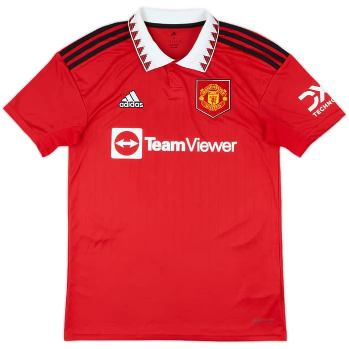 2022-23 Manchester United Home Shirt Garnacho #49 - 8/10 - (S)