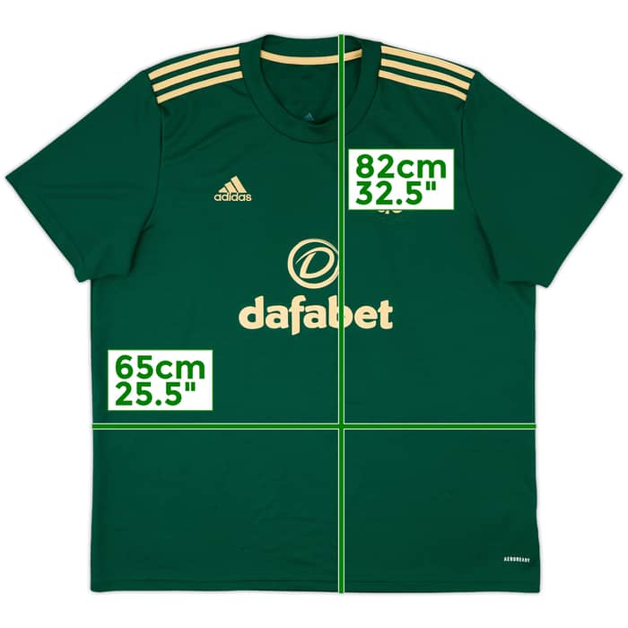 2021-22 Celtic Away Shirt - 8/10 - (XXL)