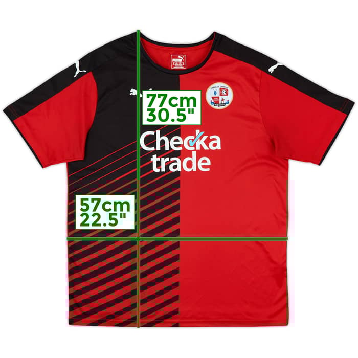 2015-16 Crawley Town Home Shirt - 5/10 - (XL)