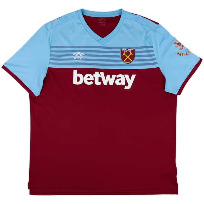 2019-20 West Ham Home Shirt - 9/10 - (4XL)