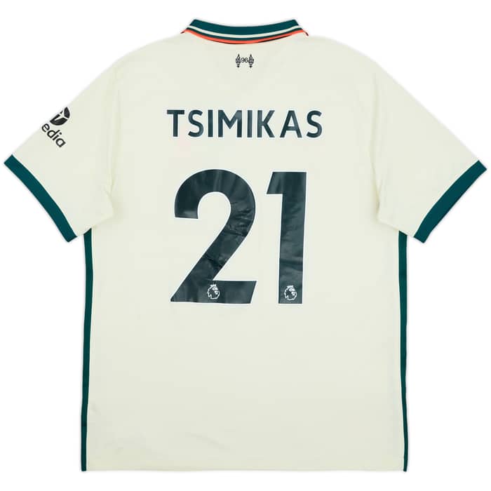 2021-22 Liverpool Away Shirt Tsimikas #21 - 6/10 - (L)