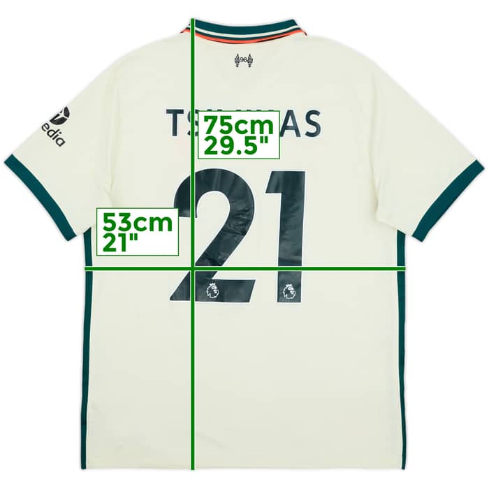 2021-22 Liverpool Away Shirt Tsimikas #21 - 6/10 - (L)