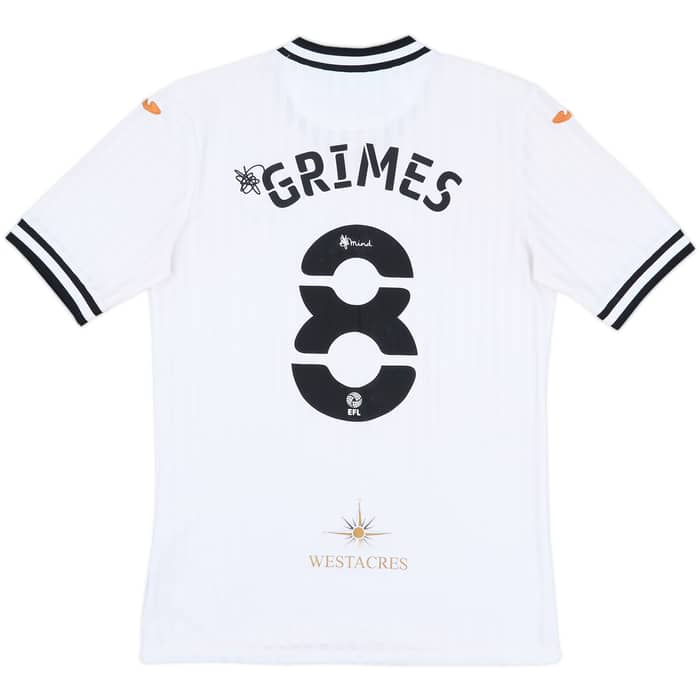 2021-22 Swansea Home Shirt Grimes #8 - 8/10 - (S)