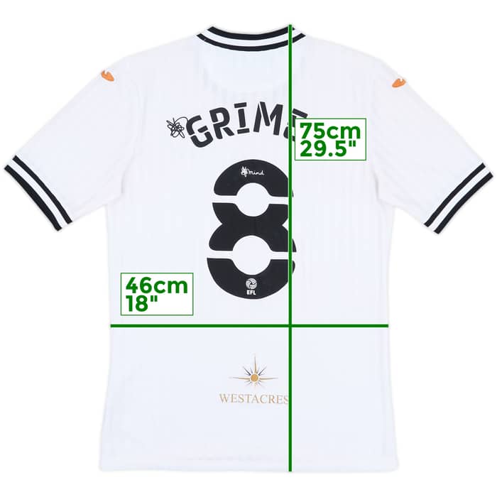 2021-22 Swansea Home Shirt Grimes #8 - 8/10 - (S)