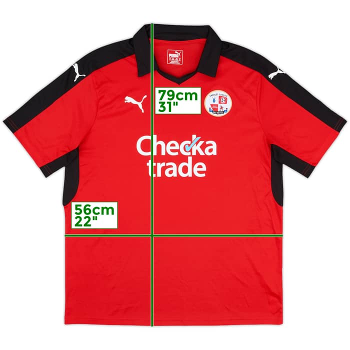 2016-17 Crawley Town Home Shirt - 6/10 - (XL)
